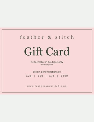 Feather & Stitch gift card (redeem in shop)