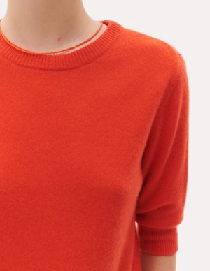 Beta Studios lady jumper - orange detail
