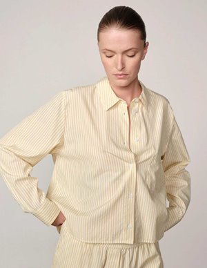 Herskind jovelle shirt - yellow stripe detail