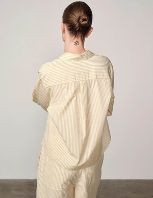 Herskind jovelle shirt - yellow stripe model