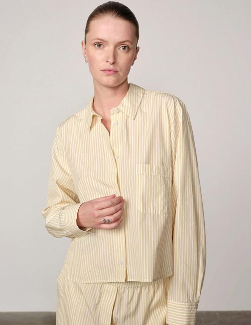 Herskind Jovelle shirt - yellow stripe