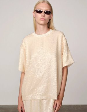 Herskind larsson t - shirt - cream