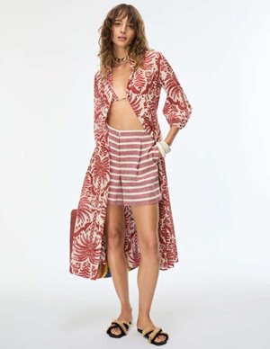 iBlues fieno shorts - red stripe
