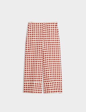 iBlues zigrino trouser - bordeaux tile back
