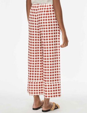 iBlues zigrino trouser - bordeaux tile model