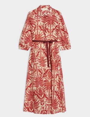 iBlues salmo dress - ruby palms back
