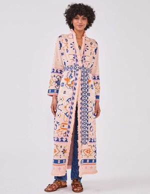 Hayley Menzies desert loom duster - pink
