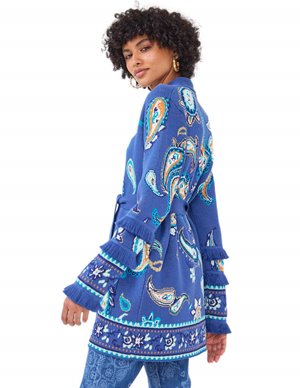 Hayley Menzies jimi cardigan - blue detail