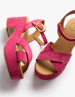 Penelope Chilvers bella sandal - pink back