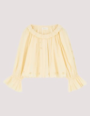 SKALL Studio fleurie blouse - buttermilk back