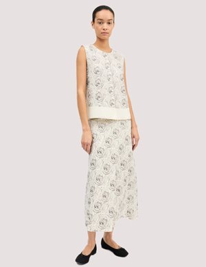 SKALL Studio mollie top - ecru detail