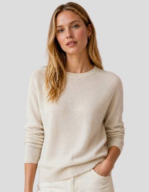 Jumper 1234 crop crew jumper - jasmine back