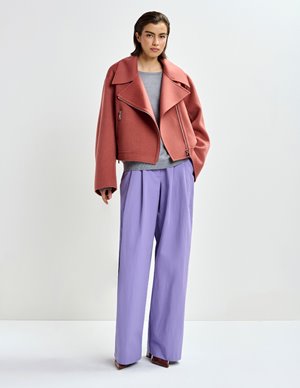Essentiel Antwerp javier jacket - terracotta model