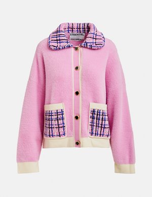 Essentiel Antwerp joilu jacket - pink back