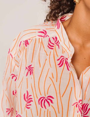Sacrécoeur ella buzios blouse - pink side