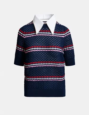 Essentiel Antwerp jantasy jumper - navy back