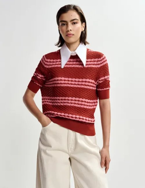 Essentiel Antwerp Jantasy jumper - red
