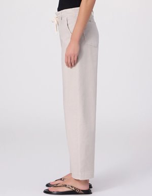Paige Arellia Ankle Jean in Vintage Stone detail
