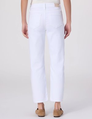 Paige Mason White Ankle Jean model