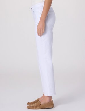 Paige Mason White Ankle Jean detail