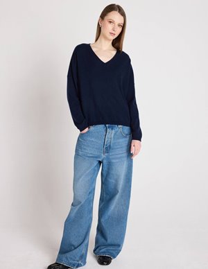 Absolut Cashmere alicia jumper - navy back
