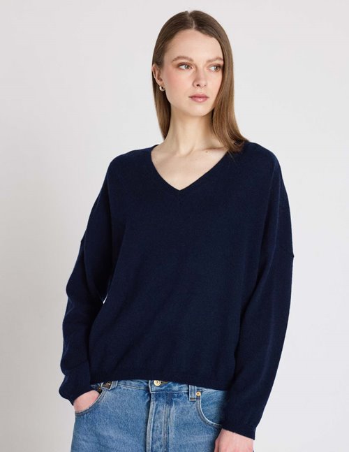 Absolut Cashmere Alicia jumper - navy