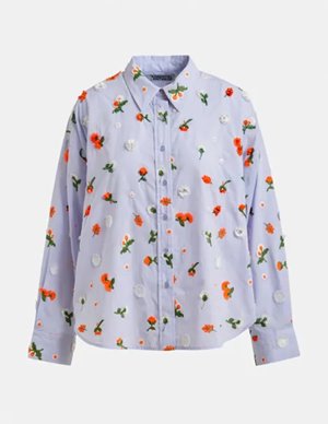 Essentiel Antwerp jimena shirt - pale blue back