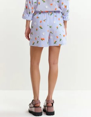 Essentiel Antwerp jelena shorts - pale blue detail