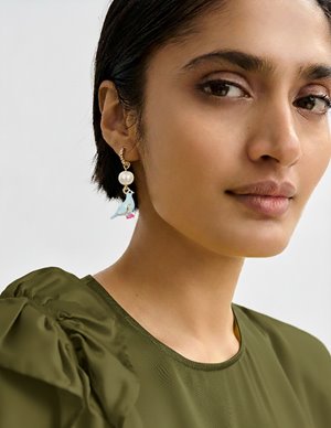 Essentiel Antwerp jholy earrings - dove back