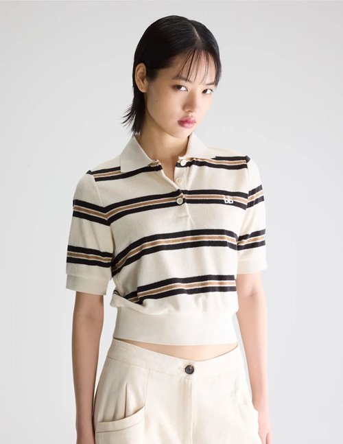 Bellerose Crixus polo top - stripe
