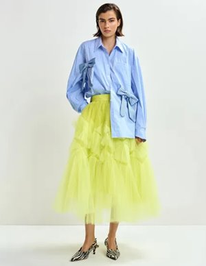 Essentiel Antwerp jiwi shirt - blue detail