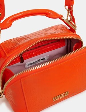 Essentiel Antwerp jussi mini bobbi bag - orange detail