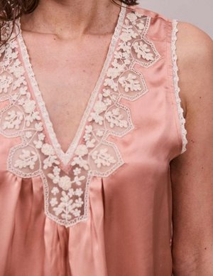 FAUNE gracie cami - rose back