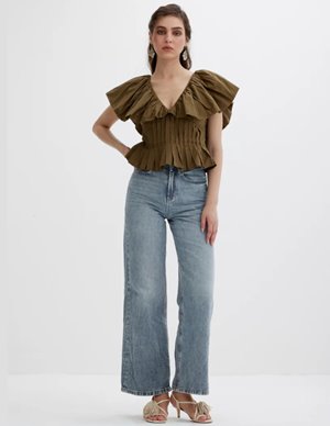 Scarlett Poppies sagar top - green side
