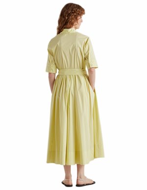 MeiMeiJ shirt dress - yellow model