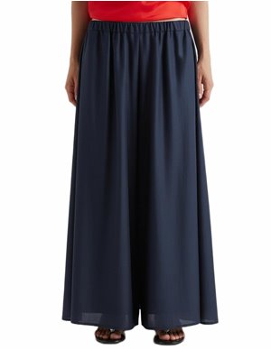 MeiMeiJ wide leg trousers - navy back