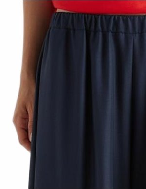 MeiMeiJ wide leg trousers - navy side