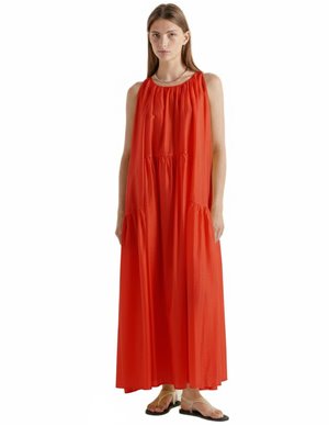 MeiMeiJ sleeveless dress - coral