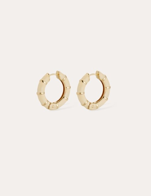 Gas Bijoux bambou mini earrings - cream
