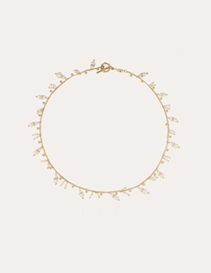 Gas Bijoux tangerine necklace - mother of pearl