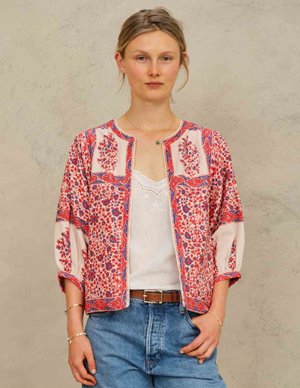 M.A.B.E APPAREL della jacket - red