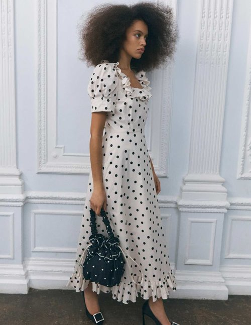 Queens of Archive Beatrice dress - white