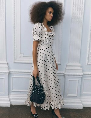 Queens of Archive beatrice dress - white