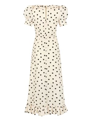 Queens of Archive beatrice dress - white model