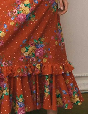 Queens of Archive cherry dress - red detail