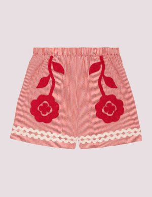 Sissel Edelbo abelone shorts - red flower back