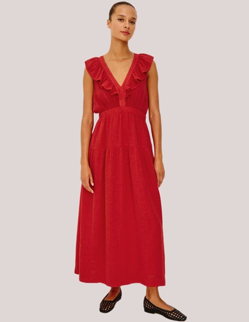 Rails Beaux dress - tomato