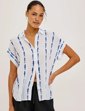 Rails farrah shirt - sardines detail