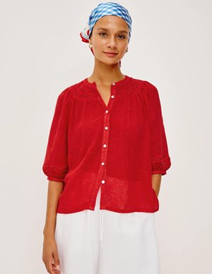 Rails theia shirt - tomato