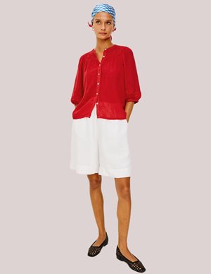 Rails theia shirt - tomato detail
